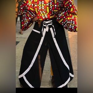 Unisex Fisherman Pants. Comes in single color, two color or 3 color pattern